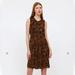 Burberry Dresses | Burberry Brit Leopard Print Silk Dress Size 2 | Color: Black/Brown | Size: 2