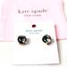 Kate Spade Jewelry | Kate Spade Rise And Shine Black Diamond Studs With Ks Jewelry Bag | Color: Black | Size: Os