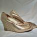 Lilly Pulitzer Shoes | Lily Pulitzer Gold Wedges | Color: Gold | Size: 9