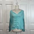Anthropologie Tops | 2/$25 Anthropology Cloth & Stone Turquoise Blouse | Color: Green | Size: Xs