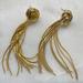 Anthropologie Jewelry | Anthro Twisted Gold Necklace Earrings | Color: Gold | Size: Os