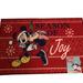 Disney Holiday | Disney Santa Mickey Mouse & Minnie Mouse “Season Of Joy” Kisses Accent Rug | Color: Red/White | Size: 20” X 32”