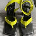 Jessica Simpson Shoes | Jessica Simpson Women's High Heel Sandal- Size 5 | Color: Black/Yellow | Size: 5