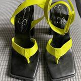 Jessica Simpson Shoes | Jessica Simpson Women's High Heel Sandal- Size 5 | Color: Black/Yellow | Size: 5