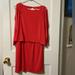 Jessica Simpson Dresses | Jessica Simpson Red Dress Cold Shoulder Size 4 | Color: Red | Size: 4