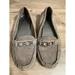 Coach Shoes | Coach Women Suede Shoes Gray Suede Fortunata Loafer 8b | Color: Gray | Size: 8