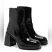 Free People Shoes | Free People Ruby Shine Platform Boots | Color: Black | Size: 37.5
