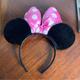 Disney Accessories | Girl’s Sequins Minnie Mouse Ear Headband | Color: Black/Pink | Size: Osg