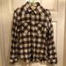 American Eagle Outfitters Shirts | American Eagle Shirt Mens Medium M Gray Plaid Vintage Fit Long Sleeve Button Up | Color: Gray/White | Size: M