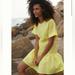 Anthropologie Dresses | Anthropologie Corey Lynn Calter Mariah Textured Mini Dress In Neon Yellow | Color: Yellow | Size: M