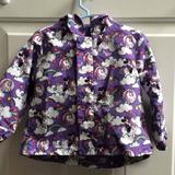 Disney Jackets & Coats | Disney Lilac Windbreaker Hoodie Sz 2t | Color: Purple | Size: 2tg