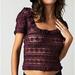 Free People Tops | Free People Intimately Cami!!! Beautiful And Sexy~ Color Fig Jam ~ Size Medium | Color: Purple | Size: M