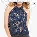 Free People Tops | Free People Tops Free People Sweet Meadow Dreams Lace Top | Color: Blue | Size: M