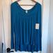 Free People Tops | Free People We The Love Valley Tunic Top Aquatic Medium | Color: Blue | Size: M