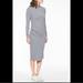 Athleta Dresses | Athleta Industry Turtleneck Dress Size Medium | Color: Gray | Size: M