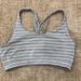 Athleta Intimates & Sleepwear | Athleta Gray And White Sport Bra | Color: Gray/White | Size: M