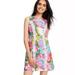 Lilly Pulitzer Dresses | Lilly Pulitzer Target Nosey Posey Applique Trim Exposed Back Zip Shift Dress 8 | Color: Green/Pink | Size: 8