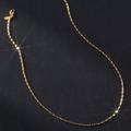 Anthropologie Jewelry | Anthropologie 14k Gold Diamond Chain Necklace | Color: Gold/Silver | Size: Various