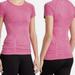 Athleta Tops | Athleta Hot Pink Fastest Track Tee Sz Xs | Color: Pink | Size: Xs