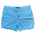 Columbia Shorts | Columbia Pfg Womens Shorts 10 Super Bonehead Blue White Check Gingham Cotton | Color: Blue/White | Size: 10