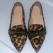 J. Crew Shoes | Jcrew Pointy Toe Calf Hair Flat | Color: Brown | Size: 7.5