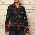Ralph Lauren Jackets & Coats | Lauren Jeans Original Aztec Design Jacket 294 | Color: Black/Red | Size: Sp