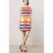 Anthropologie Dresses | Anthro Tabitha Colorful Stripe Embroidered Dress | Color: Cream/Red | Size: 6p