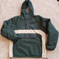 J. Crew Jackets & Coats | J. Crew Weather Resistant Pullover Hooded Jacket | Color: Green | Size: S