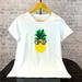 Kate Spade Tops | Kate Spade New York Cotton Pineapple Print Tee Shirt Top Blouse Size Xs / S | Color: White | Size: Various