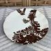 Kate Spade Dining | Kate Spade Lenox Gwinnett Lane Chocolate Brown Leaf Print Serving Platter | Color: Brown/White | Size: Os