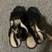 Michael Kors Shoes | Michael Kors - Black Tan Wedge Heels - Size 8.5 | Color: Black/Tan | Size: 8.5