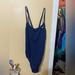 Nike Swim | Nike Athletic One Piece Open Back Swimsuit | Color: Blue | Size: M