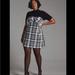 Anthropologie Dresses | Anthropologie Nwt Eva Franco Sequined Plaid Mini Dress Size 18w. | Color: Black/White | Size: 18w