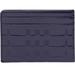 Burberry Accessories | Burberry Chase Embossed Check Pattern Patent Dark Blue Leather Card Holders Case | Color: Black/Blue | Size: Os