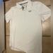 Under Armour Shirts & Tops | Boys Under Armour White Gray Collar Polo Athletic Shirt | Color: Gray/White | Size: Xlb