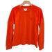 Converse Tops | Converse All Star Womens Pullover Sweatshirt Size Large Orange Long Sleeve | Color: Orange | Size: L