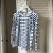 J. Crew Tops | J.Crew X New Balance Long Sleeved Athletic Top | Color: Blue/White | Size: M