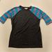 Lularoe Shirts & Tops | Lularoe Girls Baseball T-Shirt 3/4 Sleeve.Size 8 | Color: Gray | Size: 8g