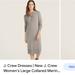 J. Crew Dresses | J Crew Merino Wool Grey Dress Size M | Color: Gray | Size: M