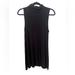 Anthropologie Dresses | Anthropologie Postmark Cowl High Neck Sleevless Black Dress Tunic Large | Color: Black | Size: L