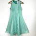 Kate Spade Dresses | Beautiful Tiffany Blue Kate Spade Fit And Flare Silk Blend Size 6 Dress | Color: Blue/Green | Size: 6