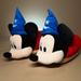 Disney Shoes | Disney Store Fantasia Mickey Mouse Wizard Sorcerer Slippers Kids Size 11-12 | Color: Red | Size: 11b