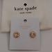 Kate Spade Jewelry | Kate Spade Spot The Spade Pave Halo Spade Studs | Color: Gold | Size: Width: 0.45"