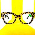 Kate Spade Accessories | Kate Spade Tan Black Oversized Leopard Print Reading Glasses Readers 1.75 | Color: Black/Tan | Size: Os