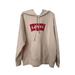 Levi's Tops | Levi's Women's Hoodie Sweatshirt Light Pink Red Spell Out Size Xl | Color: Pink | Size: Xs