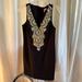 Lilly Pulitzer Dresses | Lilly Pulitzer Jeweled Gabby Shift Cocktail Dress | Color: Black/Gold | Size: 0