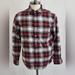 American Eagle Outfitters Shirts | American Eagle Outfitters Classic Fit Plaid Flannel Shirt Men’s Size Medium Flaw | Color: Gray/Red | Size: M
