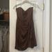 Zara Dresses | Brown Zara Corset Dress | Color: Brown | Size: Xs