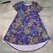 Lularoe Dresses | #110 Lularoe Carly Size Xxs | Color: Blue/Purple | Size: Xxs