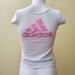 Adidas Shirts & Tops | Adidas Kids T Shirt White Size S (7-8) Short Sleeve | Color: Pink/White | Size: S (7-8)